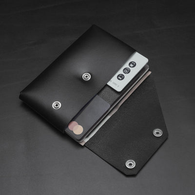 Travel WALLET - Black on Black Premium