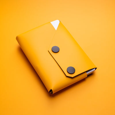 Travel WALLET - Yellow Eclipse Recycled