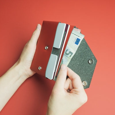 Travel WALLET - Red Recycled