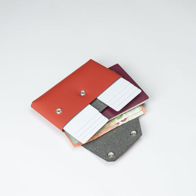 Travel WALLET - Red Recycled