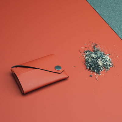 WALLET - Red Recycled Leather