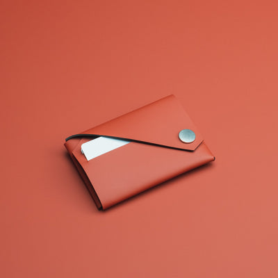 WALLET - Red Recycled Leather